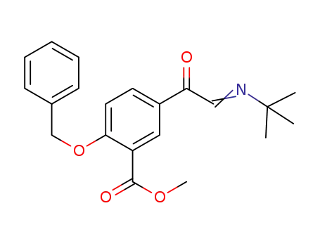 methyl 5-[[(1,1-dimethylethyl)imino]acetyl]-2-(benzyloxy)benzoate