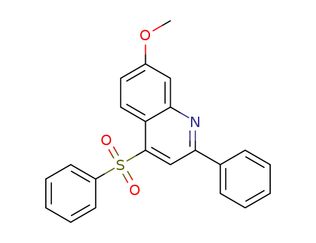 7-methoxy-2-phenyl-4-(phenylsulfonyl)quinoline