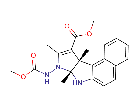 (7aS*,10aR*)-methyl 8-((methoxycarbonyl)amino)-7a,9,10a-trimethyl-7,7a,8,10a-tetrahydrobenzo[e]pyrrolo[2,3-b]indole-10-carboxylate