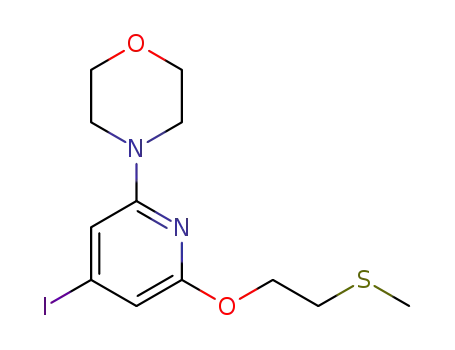 4-[4-iodo-6-[2-(methylsulfanyl)ethoxy]pyridin-2-yl]morpholine