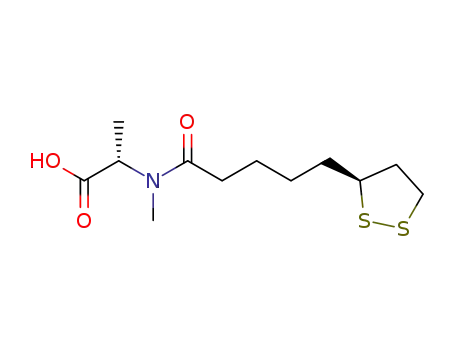 N-((5-(S)-1,2-dithiolan-3-yl)pentanoyl)-N-methyl-L-alanine