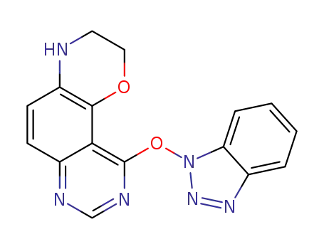 10-((1H-benzo[d][1,2,3]triazol-1-yl)oxy)-3,4-dihydro-2H-[1,4 ]oxazino[2,3-f]quinazoline