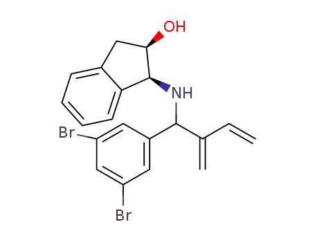 (1S,2R)-1-((1-(3,5-dibromophenyl)-2-methylenebut-3-en-1-yl)amino)-2,3-dihydro-1H-inden-2-ol