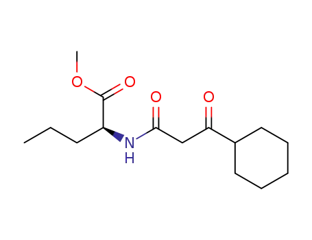 methyl 2-(3-cyclohexyl-3-oxopropionamido)pentanoate