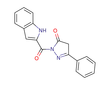 2-(1H-indole-2-carbonyl)-5-phenyl-2,4-dihydro-pyrazol-3-one