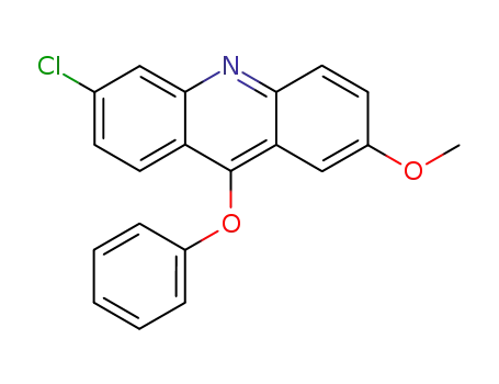 Molecular Structure of 7478-26-4 (6-CHLORO-2-METHOXY-9-PHENOXYACRIDINE)