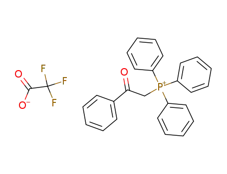 (2-oxo-2-phenylethyl)triphenylphosphonium trifluoroacetate