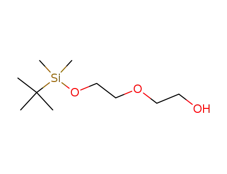 Molecular Structure of 131326-39-1 ((Hydroxyethoxyethoxy)-t-Butyl Dimethylsilane)