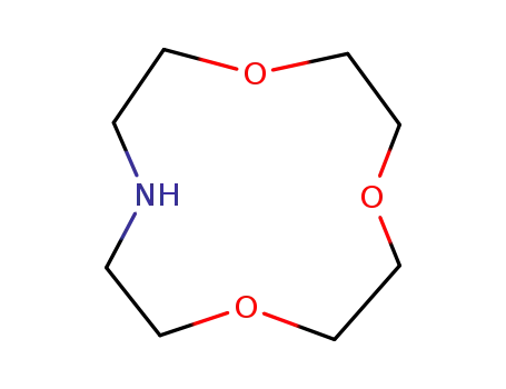 Molecular Structure of 41775-76-2 (1,4,7-Trioxa-10-azacyclododecane)