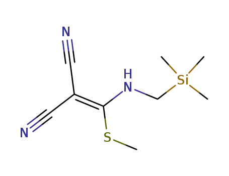 2-[Methylsulfanyl-(trimethylsilanylmethyl-amino)-methylene]-malononitrile