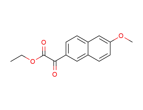 Molecular Structure of 56547-13-8 (ETHYL 6-METHOXY-2-NAPHTHOYLFORMATE)