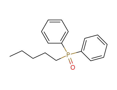 Molecular Structure of 88533-60-2 (Phosphine oxide,pentyldiphenyl-)