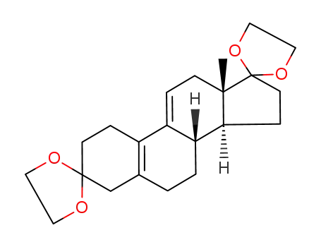 3,3:17,17-bis(ethylenedioxy)-estra-5(10),9(11)-diene