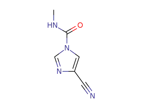Molecular Structure of 87864-83-3 (1H-Imidazole-1-carboxamide,4-cyano-N-methyl-(9CI))