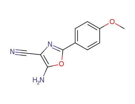 5-amino-2-(4-methoxyphenyl)[1,3]oxazole-4-carbonitrile