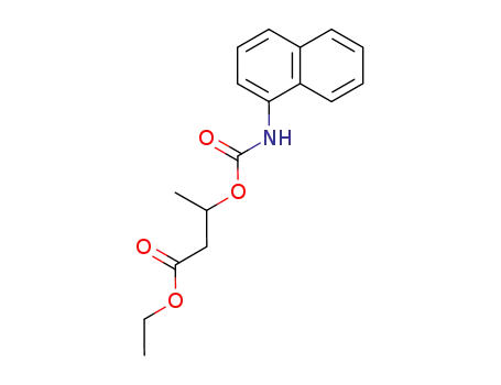 3-(Naphthalen-1-ylcarbamoyloxy)-butyric acid ethyl ester