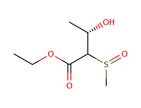 (S)-3-Hydroxy-2-methanesulfinyl-butyric acid ethyl ester