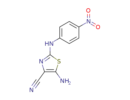 5-amino-4-cyano-1-<(4-nitrophenyl)amino>thiazole