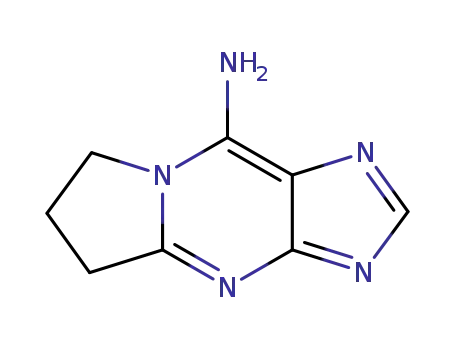 9-amino-6,7-dihydro-5H-pyrrolo<1,2-a>purine