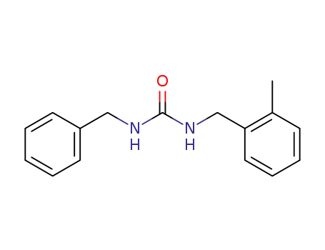 Molecular Structure of 92277-81-1 (Urea, N-[(2-methylphenyl)methyl]-N'-(phenylmethyl)-)