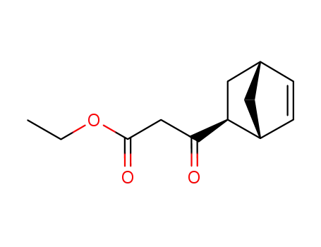 ethyl exo-3-(bicyclo<2,2,1>hept-5-en-2-yl)-3-oxopropanoate