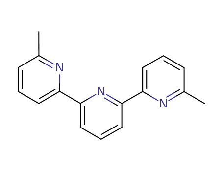 Molecular Structure of 33777-92-3 (2,2':6',2''-Terpyridine, 6,6''-dimethyl-)