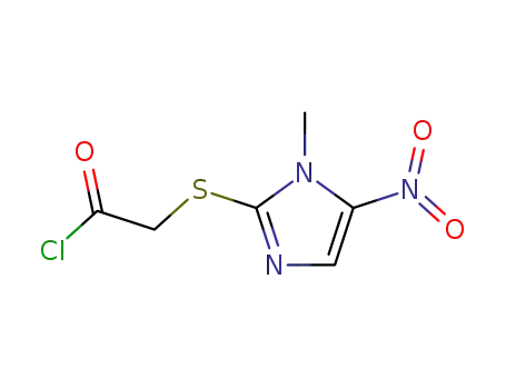 (1-methyl-5-nitro-1H-imidazol-2-ylsulfanyl)-acetyl chloride