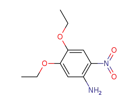 Molecular Structure of 113475-65-3 (4,5-DIETHOXY-2-NITROANILINE)