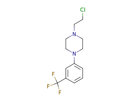 Molecular Structure of 57061-71-9 (1-(2-CHLOROETHYL)-4-[3-(TRIFLUOROMETHYL)PHENYL]PIPERAZINE DIHYDROCHLORIDE)