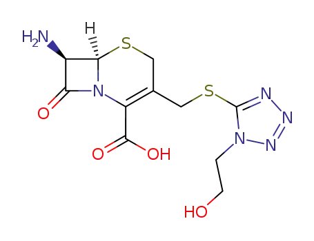 (6R,7R)-7-Amino-3-[1-(2-hydroxy-ethyl)-1H-tetrazol-5-ylsulfanylmethyl]-8-oxo-5-thia-1-aza-bicyclo[4.2.0]oct-2-ene-2-carboxylic acid