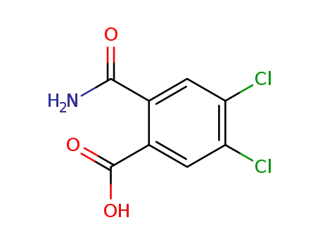 Benzoic acid, 2-(aminocarbonyl)-4,5-dichloro-