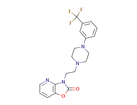 3-<2-<4-<3-(trifluoromethyl)phenyl>-1-piperazinyl>ethyl>oxazolo<4,5-b>pyridin-2(3H)-one
