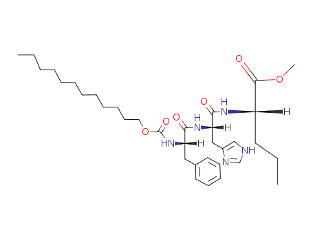 N-(dodecyloxxyycarbonyl)-(L-phenylalanyl)-L-histidyl-L-norvaline methyl ester