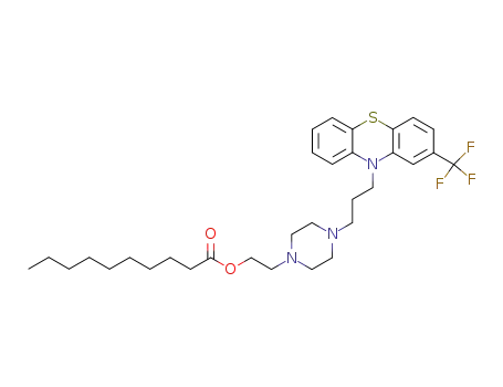 Decanoic acid,2-[4-[3-[2-(trifluoromethyl)-10H-phenothiazin-10-yl]propyl]-1-piperazinyl]ethylester