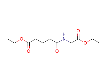 Molecular Structure of 88889-09-2 (Pentanoic acid, 5-[(2-ethoxy-2-oxoethyl)amino]-5-oxo-, ethyl ester)
