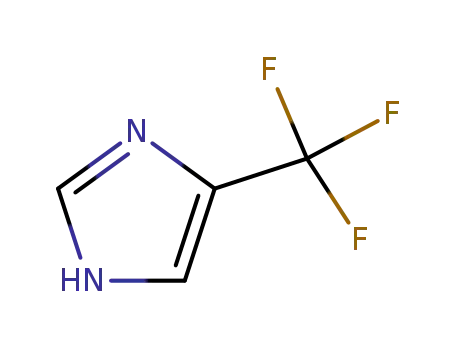 Molecular Structure of 33468-69-8 (4-(Trifluoromethyl)-1H-imidazole)