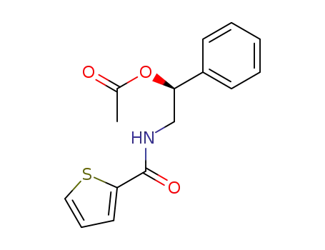 Acetic acid (S)-1-phenyl-2-[(thiophene-2-carbonyl)-amino]-ethyl ester