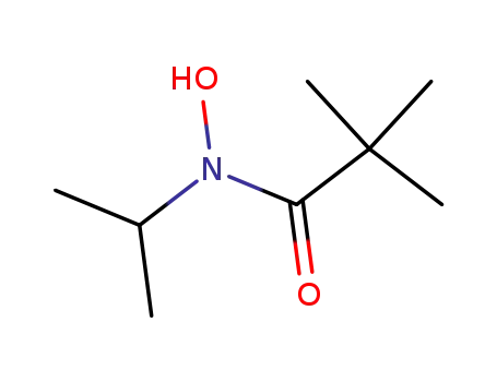 Molecular Structure of 106129-12-8 (Propanamide, N-hydroxy-2,2-dimethyl-N-(1-methylethyl)-)