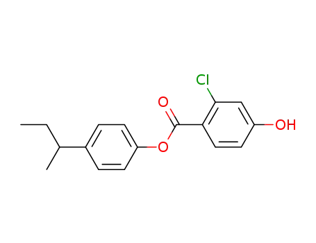 2-Chloro-4-hydroxy-benzoic acid 4-sec-butyl-phenyl ester