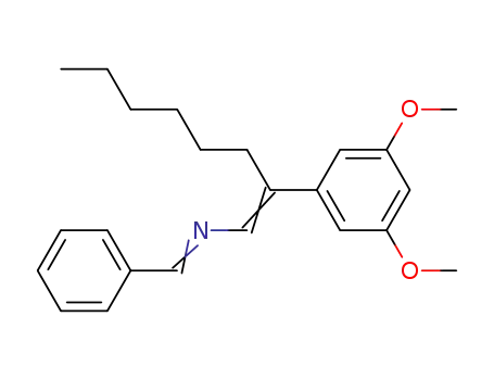 [(Z)-2-(3,5-Dimethoxy-phenyl)-oct-1-enyl]-[1-phenyl-meth-(E)-ylidene]-amine