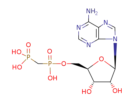 Molecular Structure of 3768-14-7 (ALPHA,BETA-METHYLENEADENOSINE 5'-DIPHOSPHATE)