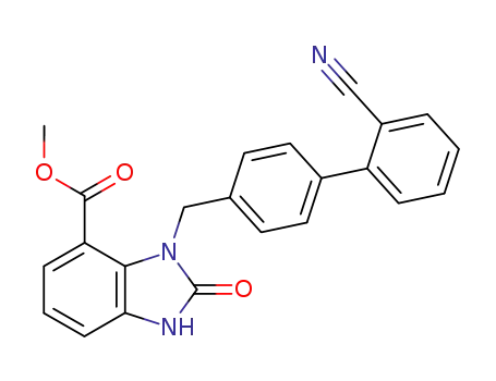 methyl 1-<(2'-cyanobiphenyl-4-yl)methyl>-2,3-dihydro-2-oxo-1H-benzimidazole-7-carboxylate