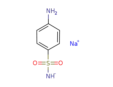 Molecular Structure of 10103-15-8 (sodium [(4-aminophenyl)sulfonyl]azanide)
