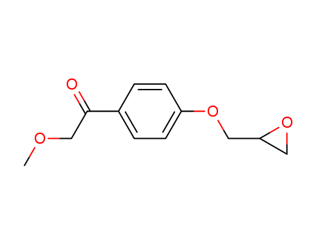 2-Methoxy-1-[4-(oxiranylmethoxy)phenyl]ethanone
