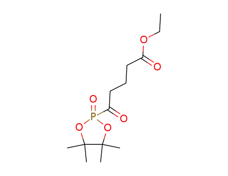 5-Oxo-5-(4,4,5,5-tetramethyl-2-oxo-2λ5-[1,3,2]dioxaphospholan-2-yl)-pentanoic acid ethyl ester