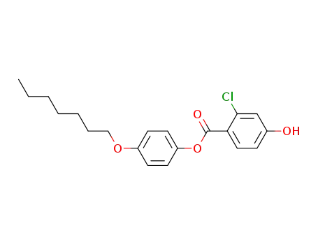 2-Chloro-4-hydroxy-benzoic acid 4-heptyloxy-phenyl ester