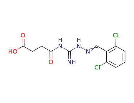 1-<(2,6-dichlorobenzylidene)amino>-3-succinoylguanidine