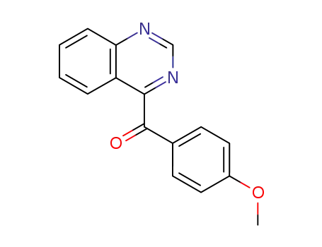 Molecular Structure of 55326-10-8 (Methanone, (4-methoxyphenyl)-4-quinazolinyl-)