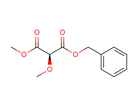 Propanedioic acid, methoxy-, methyl phenylmethyl ester, (S)-