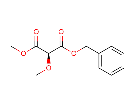 Propanedioic acid, methoxy-, methyl phenylmethyl ester, (S)-